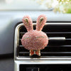 Bling Bunny Rabbit Car Air Vent Bling Decoration with Freshener