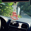 Little Pony Car Mirror Charm with Bell and Scent for Rear View