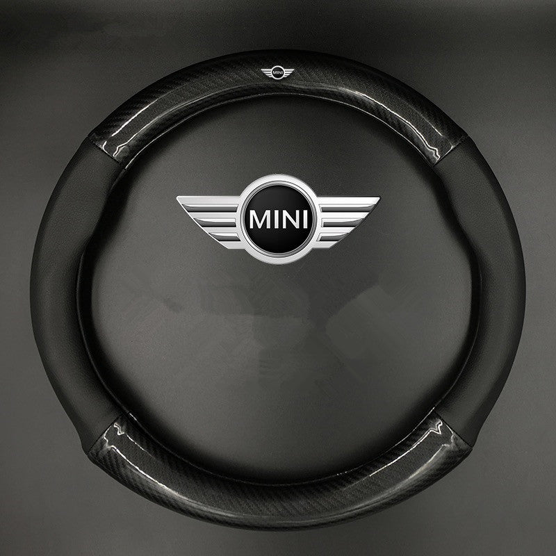 Carbon Fiber Mini Cooper LOGO Countryman Steering wheel cover – Carsoda