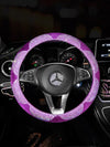 Flower Bling Bedazzled Steering Wheel Cover with Rhinestones