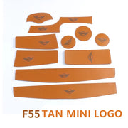 10 pcs set Cup and Gap Coaster for Mini Cooper