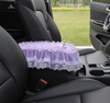 Car Center Console Cover with Lace Fringe