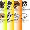 10+ Custom made Dogs and cats in Car Decals Stickers - Retriever Labrador Poodle Bulldog and etc.