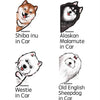 10+ Custom made Dogs and cats in Car Decals Stickers - Retriever Labrador Poodle Bulldog and etc.