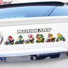 Super Mario MarioKart Funny Cartoon Anime Car Decal - Car Accessories for teens