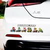 Super Mario MarioKart Funny Cartoon Anime Car Decal - Car Accessories for teens