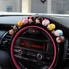 Mini Cooper Dashboard Cute Micky Minnie Silicone Small Figures Car Decoration (10x)