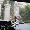 Crystal Hanging Car Charm Mirror Ornaments-Bling Snowflake Pendant
