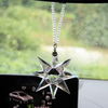 Crystal Star-shaped Hanging Car Charm Ornaments-Bling Snowflake Mirror Pendant