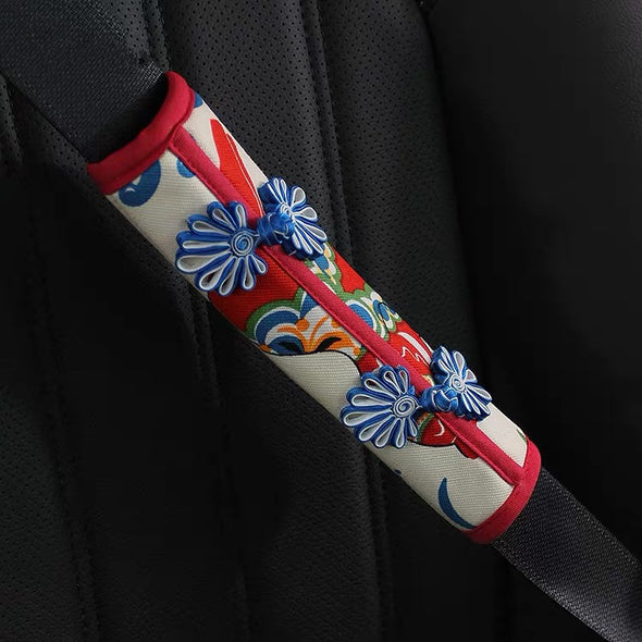 BOHO Flora Seat Belt Cover