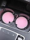 Bling Cup and Gap Coaster (1 pair)- pink/black