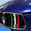 Click-on Maserati Bumper Front Grille Three colors Decor- For Ghibli, Levante and Quattroporte