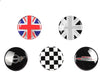 MINI Cooper Countryman Wheel Center Hubs Caps Emblem Overlay r50 r52 r53 r55 r56 r57