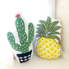 Car Seat Pillow Cushion - Cactus and Pineapple