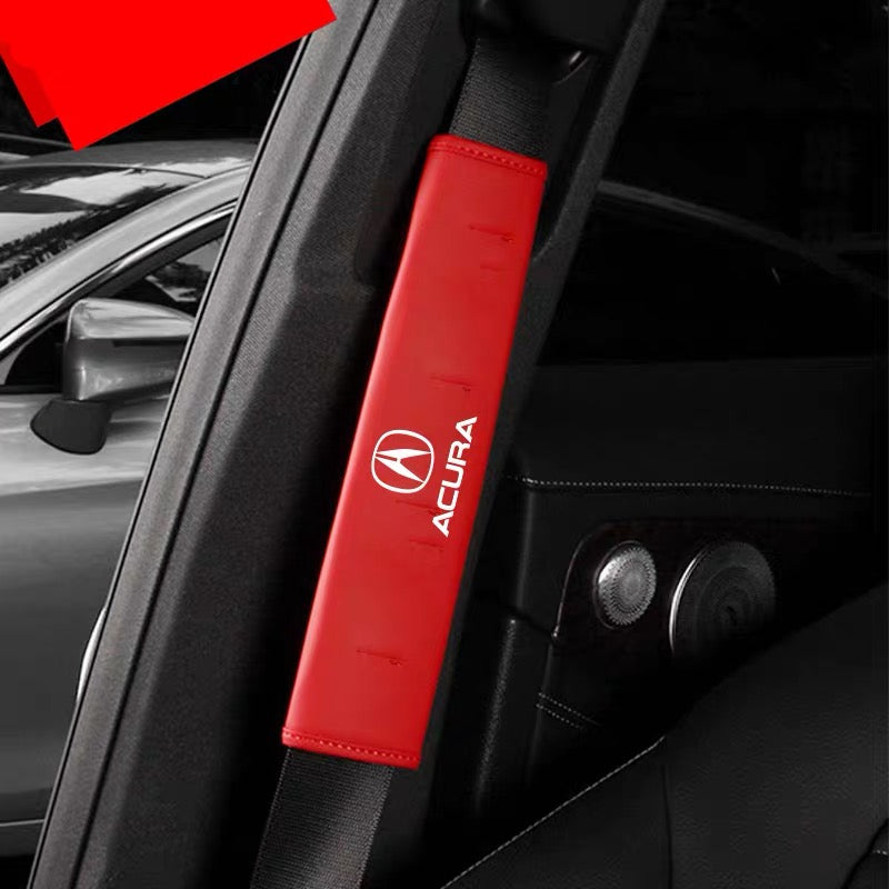 Acura Logo Seat Belt Cover Long Padding Cushion CDX TLX RDX – Carsoda