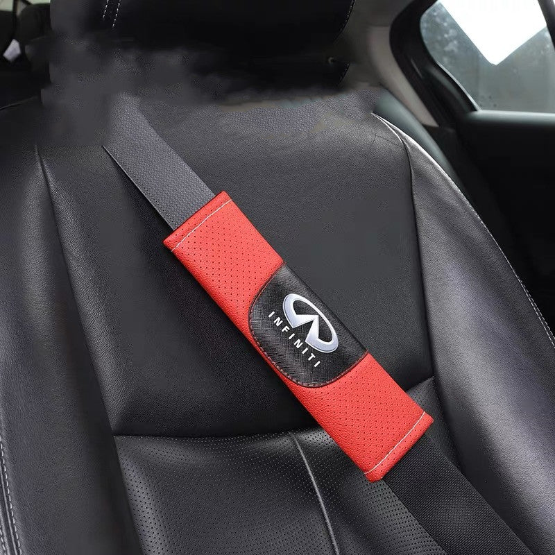 Infiniti Logo Seat Belt Cover Long Padding Cushion (2x) – Carsoda