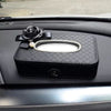 Black Car Seat Back Tissue Box with Bling Camellia