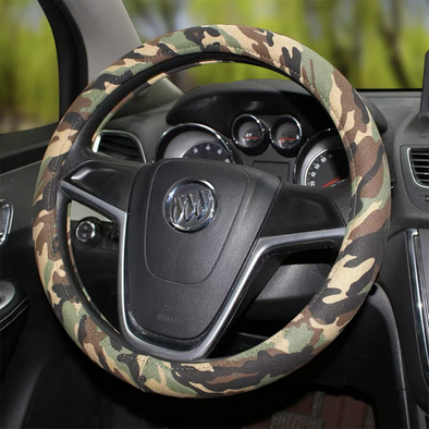 Camo Steering wheel cover- Green Camoflouge - Carsoda