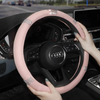 Pink Steering Wheel Cover with bling crown