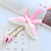 Bling Mirror Charm - Angel Wing and Pink bow Ornaments Pendant