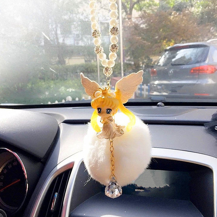 Bling Car Mirror Pendant - Sailor Moon Princess Tsukino Usagi Crystal –  Carsoda