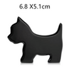 3D Chrome Metal Cat Paw Dog Paw Bear Paw Car Decal Bumper Sticker