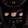 Bling Mini Cooper F55 F56 AC Control Buttons Sticker Crystal Rhinestone Decal