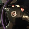 Bling Steering Wheel LOGO Sticker Decal Emblem for NISSAN JUKE SEDAN SENTRA LEAF QUEST GTR