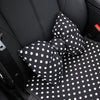 Polka Dots Car Accessories Set -Neck Pillow Gear shift brake Seat Belt cover