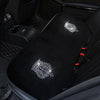 Black Velvet Car Seat cover with bling Crown For Winter