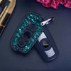 Bling Car Key Holder with Rhinestones and flowers for BMW x1 320 x5 z4 530 etc