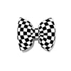 Checkers Bow Shaped Car Seat Headrest Pillow