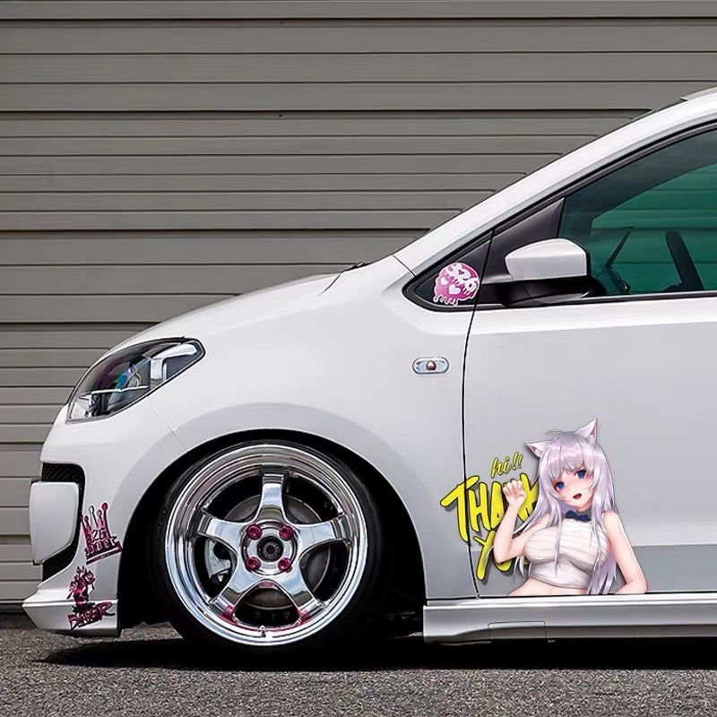 16X16'' Anime Car Decals - Car Accessories for teens – Carsoda
