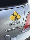 Mini Cooper Decal - Baby on Board Sticker