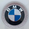 Bling BMW LOGO Front or Rear Grille Emblem Ring Decal Rhinestone Crystals LOGO