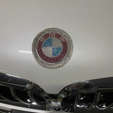 Bling BMW Front Emblem--- Bling LOGO Rhinestones Decal