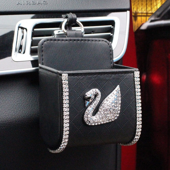 Cell Phone Holder for Car with Bling Swan
