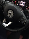 Bling Mercedes Benz Emblem for Steering Wheel LOGO Sticker Decal