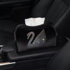 Car Tissue Holder with Bling Swan