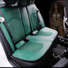 Emerald Car seat covers with Bling Pearl Chain and Flowers