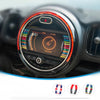 Mini Cooper Dashboard Monitor Screen 3D Decal - Jack Union, Rainbow, Racing Check (2x)