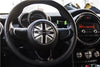 MINI cooper  Steering Wheel Panel 3D PU Decal sticker Union Jack Checker F55 F56 F54 R50 R55-R61