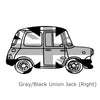 Mini Cooper Countryman Vintage Car UK Jack Union Rainbow Sticker - Carsoda - 3