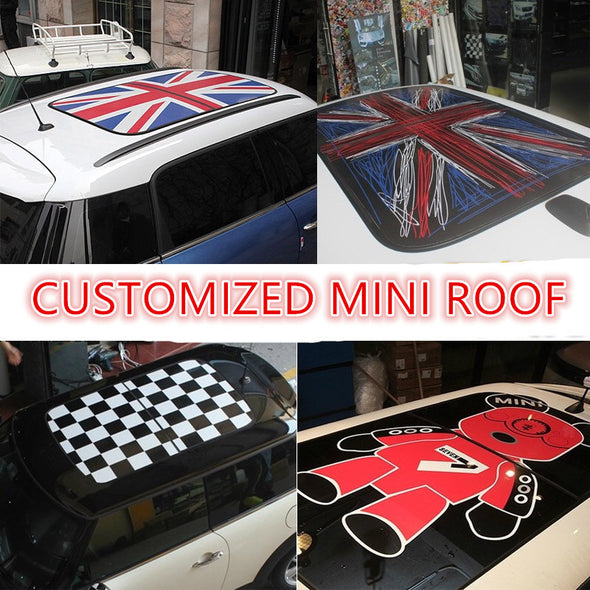 Mini Cooper Union Jack Roof Sticker Decal-Countryman Clubman 38 Patterns