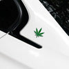 Weed Pot Leaf 3D metal Chrome Emblem Badge Decal