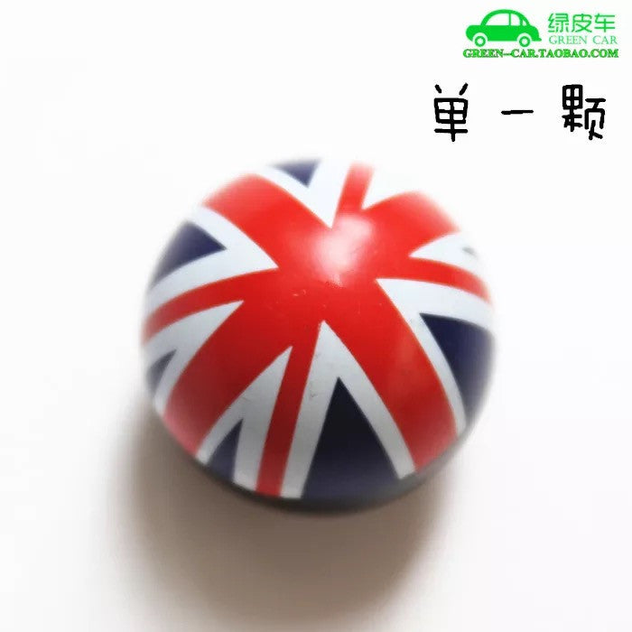 Smiley UK Jack Union Wheel Air Tyre Valve Dust Caps Covers Mini Coopers