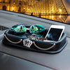 Bling Crown Car Accessories Set -Neck Pillow Visor Organizor Tissue box Gear shift braker cover - Carsoda - 9