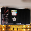 Bling Crown Car Accessories Set -Neck Pillow Visor Organizor Tissue box Gear shift braker cover - Carsoda - 10