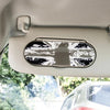 MINI Cooper Mirror Sun Visor 3D PU sticker Union Jack Checker F55 F56 F54 (1pc)