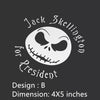 Halloween Jack Skellington Car Decal Sticker